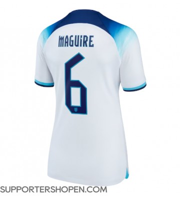 England Harry Maguire #6 Hemma Matchtröja Dam VM 2022 Kortärmad